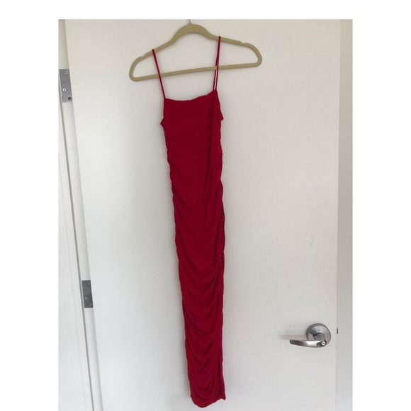 Red Carpet Approved Maxi Dress with slit Small - Picture 2 of 4